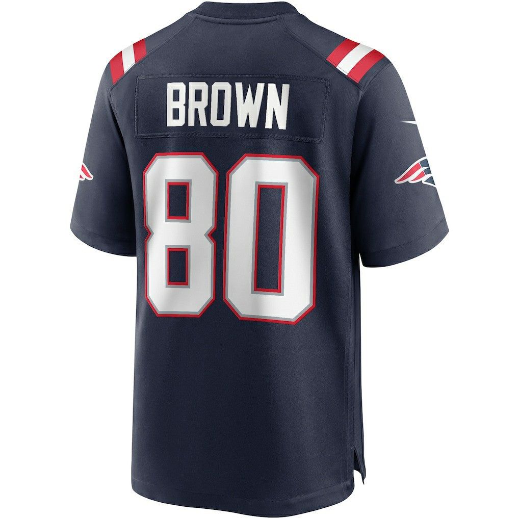 Troy Brown New England Patriots Game Retired Player Jersey - Navy for sale