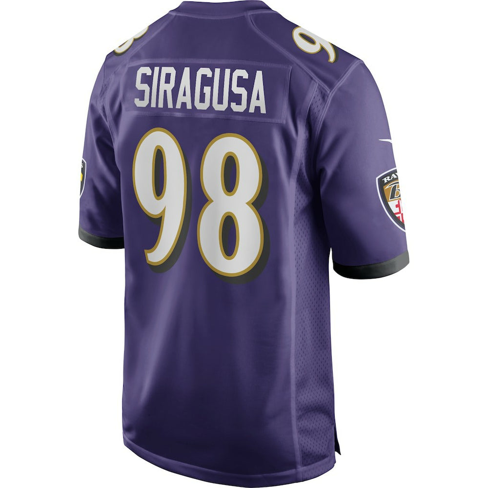 Tony Siragusa Baltimore Ravens Game Retired Player Jersey - Purple sale