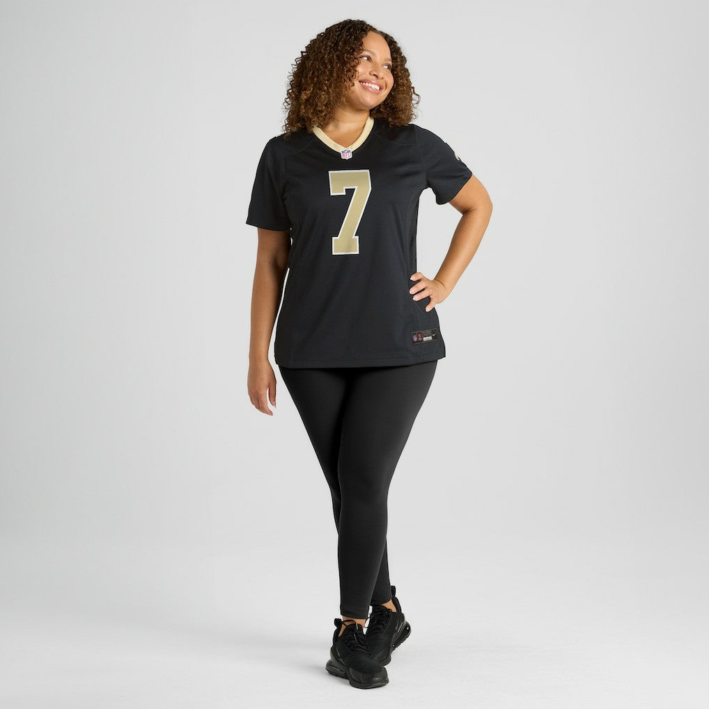 Morten Andersen New Orleans Saints Women's Game Retired Player Jersey - Black on sale