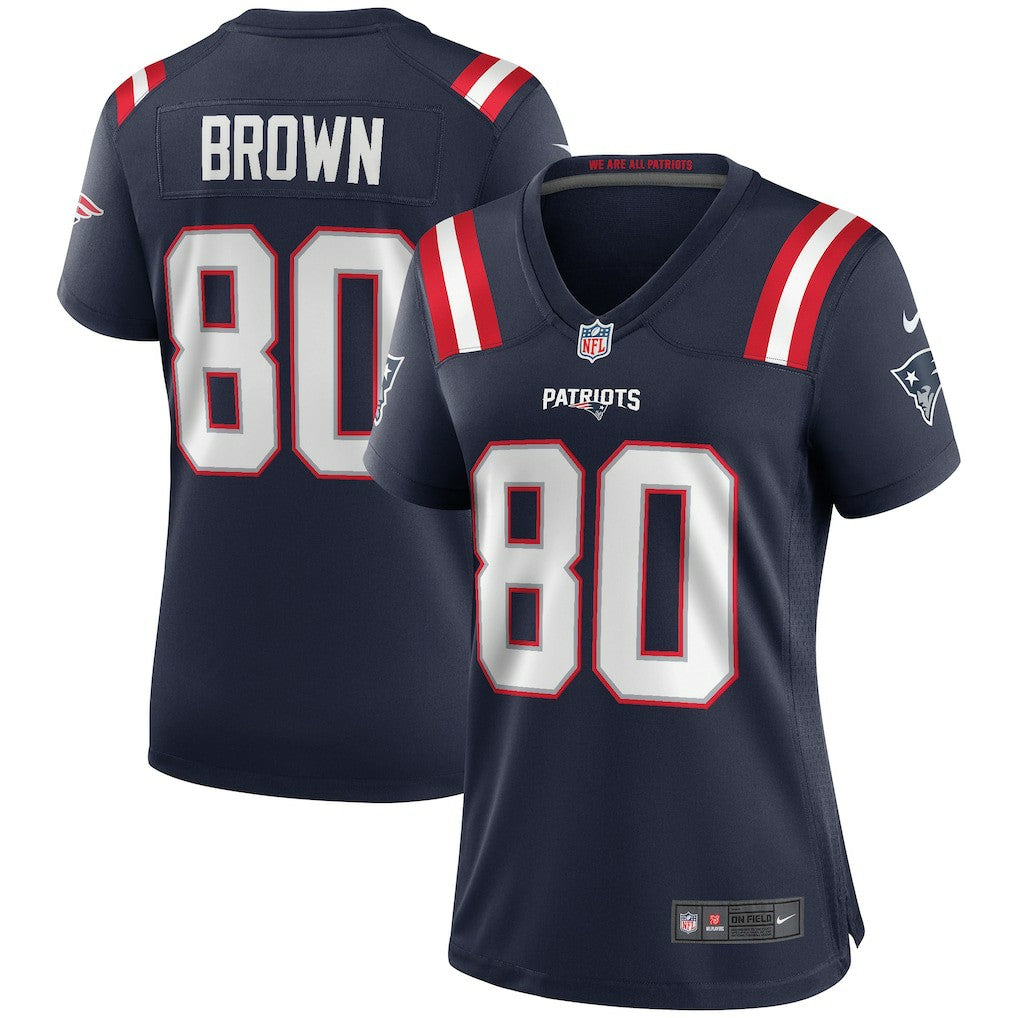 Troy Brown New England Patriots Women's Game Retired Player Jersey - Navy sale