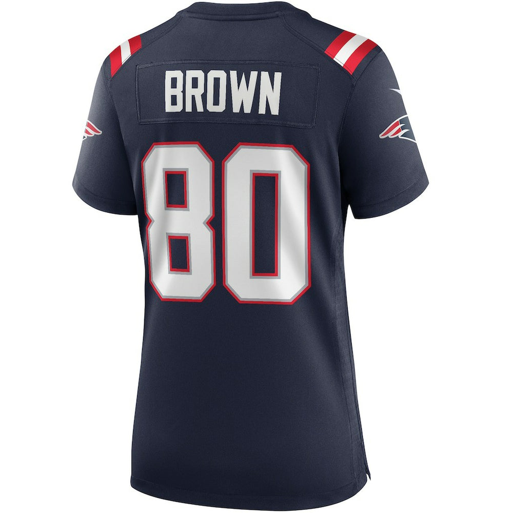 Troy Brown New England Patriots Women's Game Retired Player Jersey - Navy sale