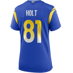 Torry Holt Los Angeles Rams Women's Game Retired Player Jersey - Royal online