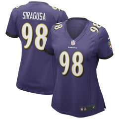 Tony Siragusa Baltimore Ravens Women's Game Retired Player Jersey - Purple online
