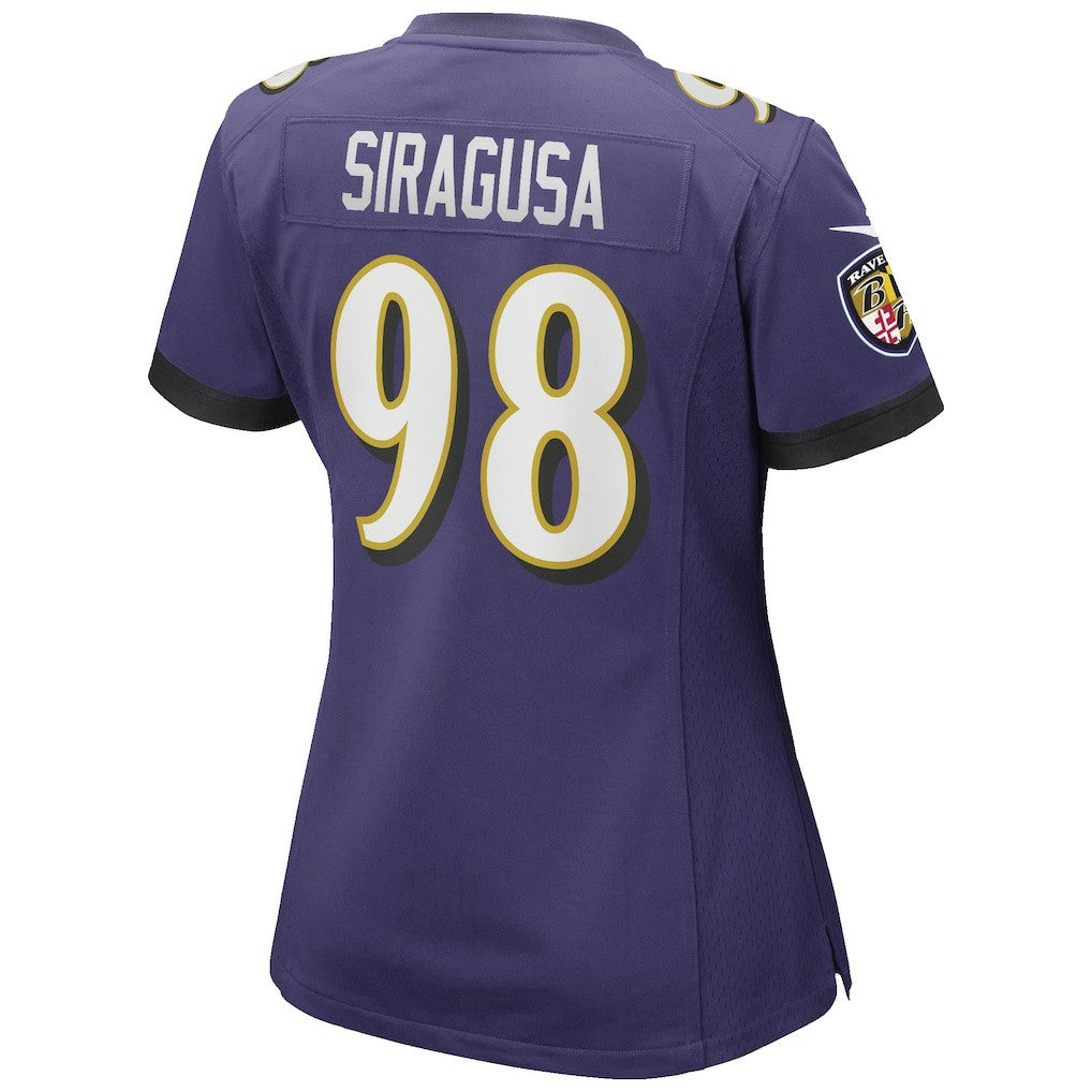 Tony Siragusa Baltimore Ravens Women's Game Retired Player Jersey - Purple online