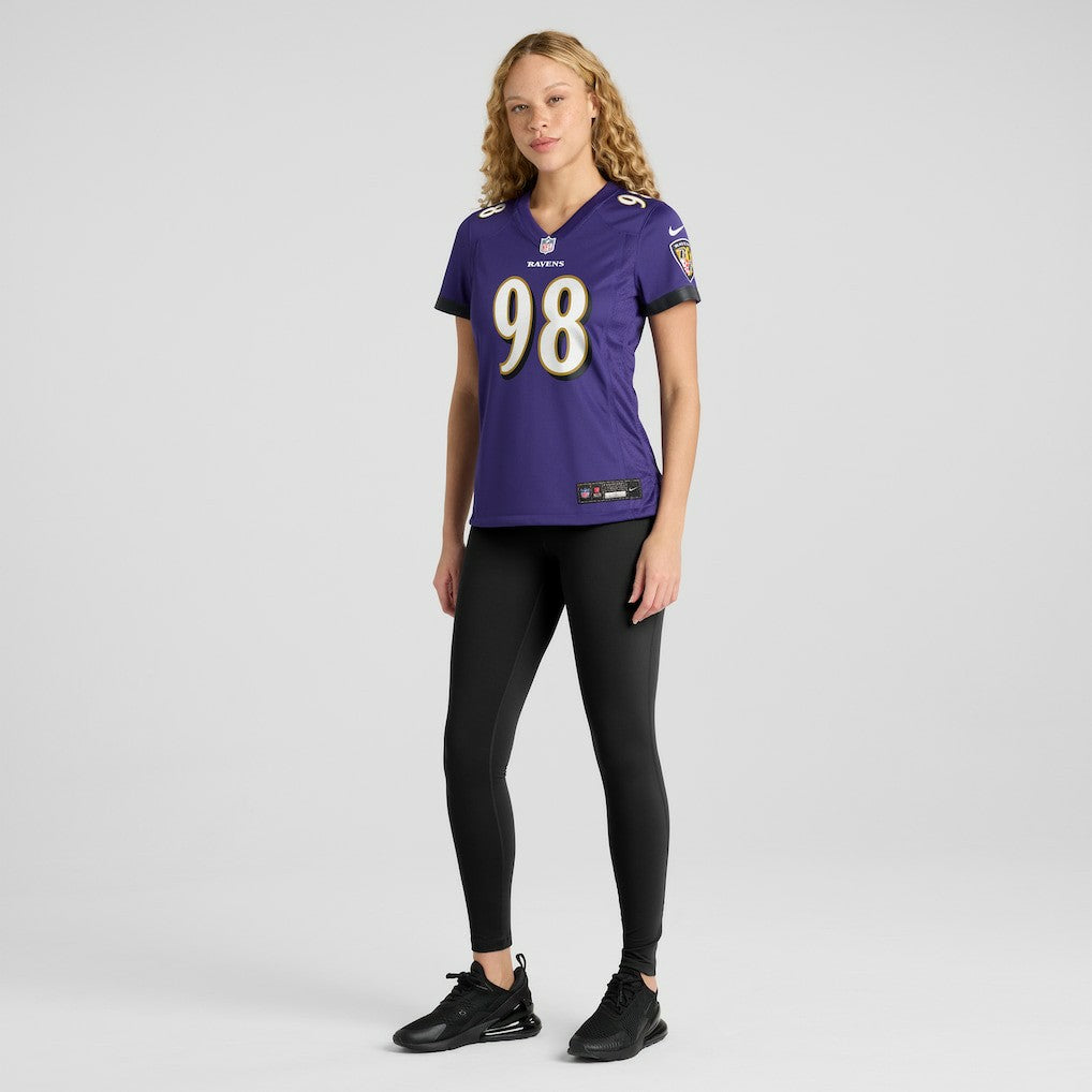 Tony Siragusa Baltimore Ravens Women's Game Retired Player Jersey - Purple online