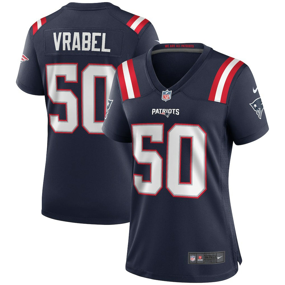Mike Vrabel New England Patriots Women's Game Retired Player Jersey - Navy for sale