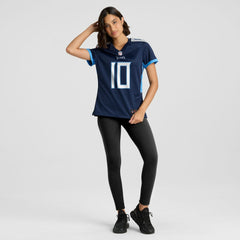 Vince Young Tennessee Titans Women's Game Retired Player Jersey - Navy sale