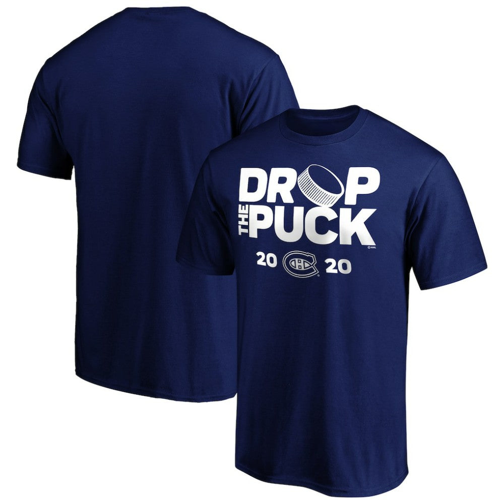 Montreal Canadiens Drop the Puck T-Shirt - Royal T-shirts