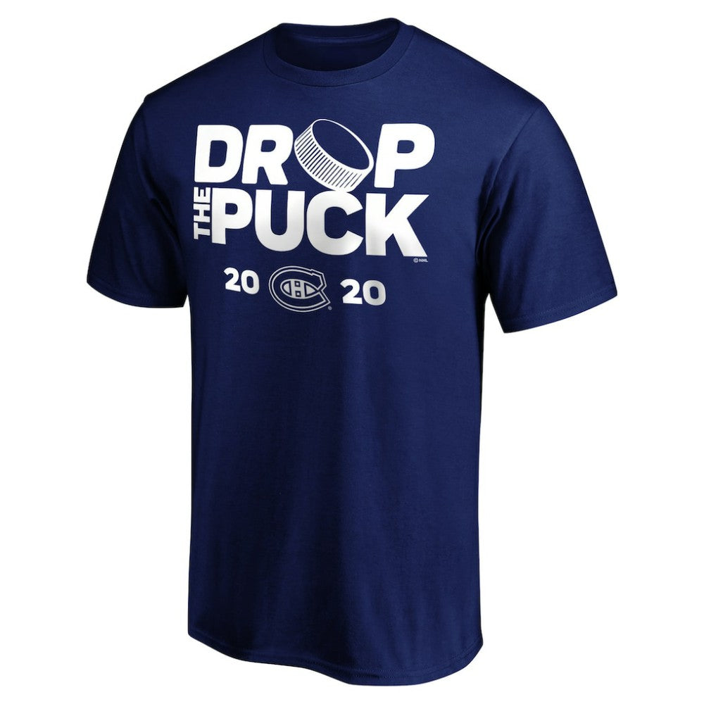 Montreal Canadiens Drop the Puck T-Shirt - Royal T-shirts