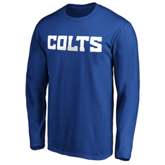 Indianapolis Colts #1 Dad Long Sleeve Team Logo T-Shirt - Royal outlet