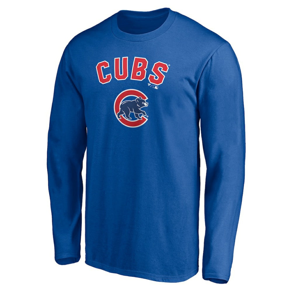 Chicago Cubs Personalized Winning Streak Name & Number Long Sleeve T-Shirt Royal