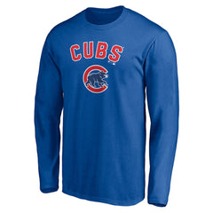 Chicago Cubs Personalized Winning Streak Name & Number Long Sleeve T-Shirt Royal