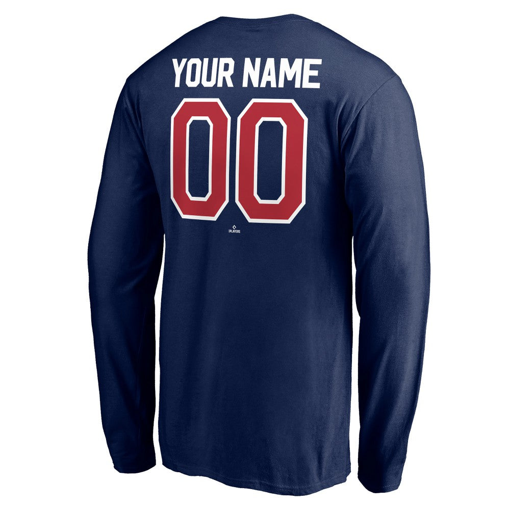 Minnesota Twins Personalized Winning Streak Name & Number Long Sleeve T-Shirt Navy