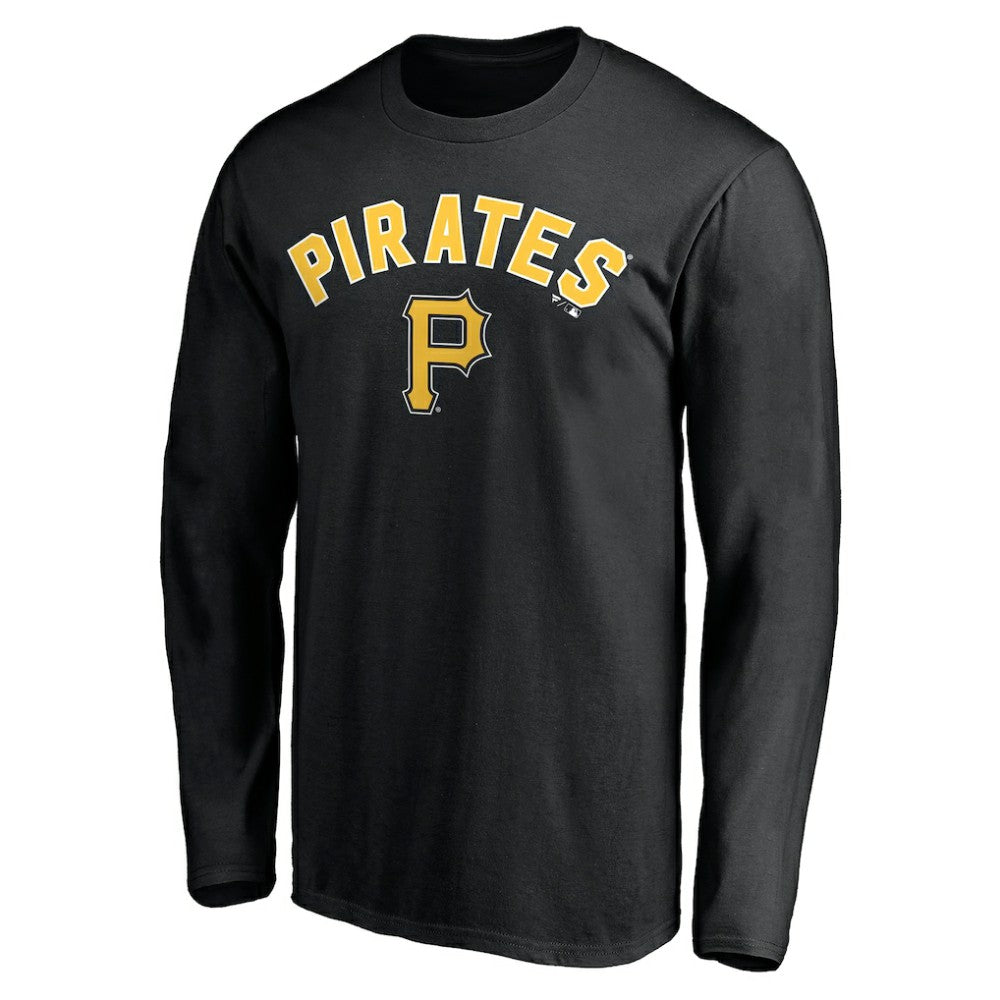 Pittsburgh Pirates Personalized Winning Streak Name & Number Long Sleeve T-Shirt Black
