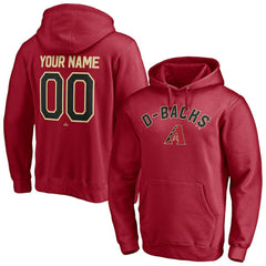 Arizona Diamondbacks Personalized Winning Streak Name & Number Pullover Hoodie Red