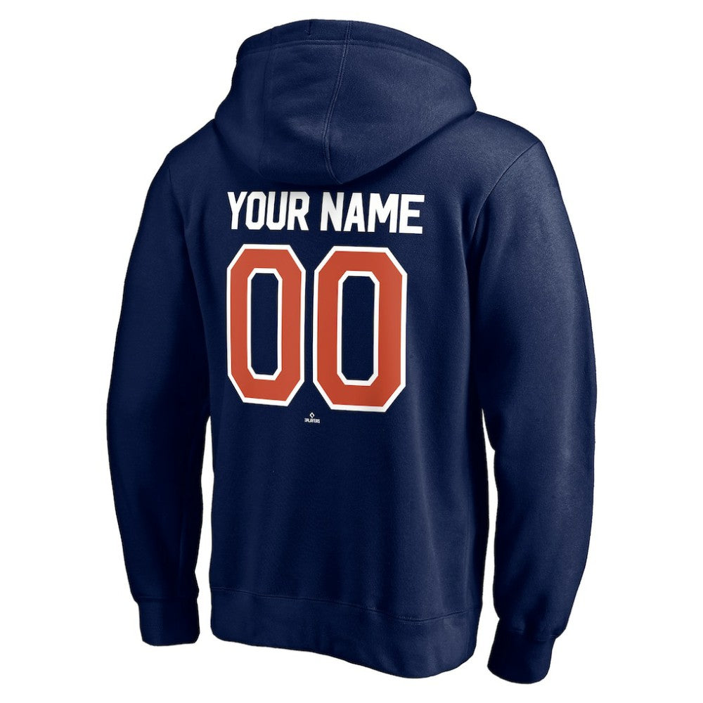 Houston Astros Personalized Winning Streak Name & Number Pullover Hoodie Navy