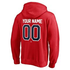 Washington Nationals Personalized Winning Streak Name & Number Pullover Hoodie Red