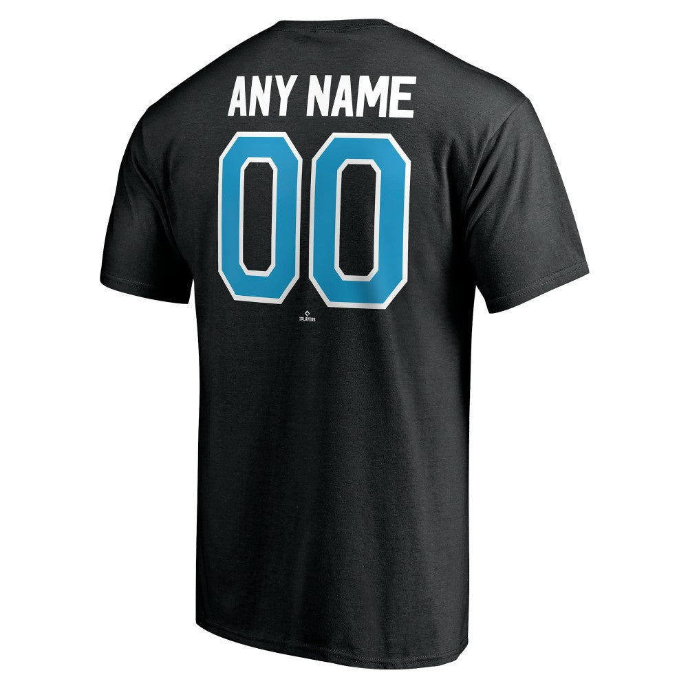 Miami Marlins Personalized Team Winning Streak Name & Number T-Shirt Black