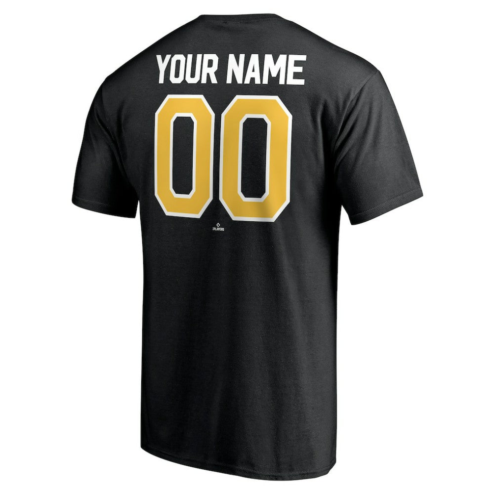 Pittsburgh Pirates Personalized Team Winning Streak Name & Number T-Shirt Black