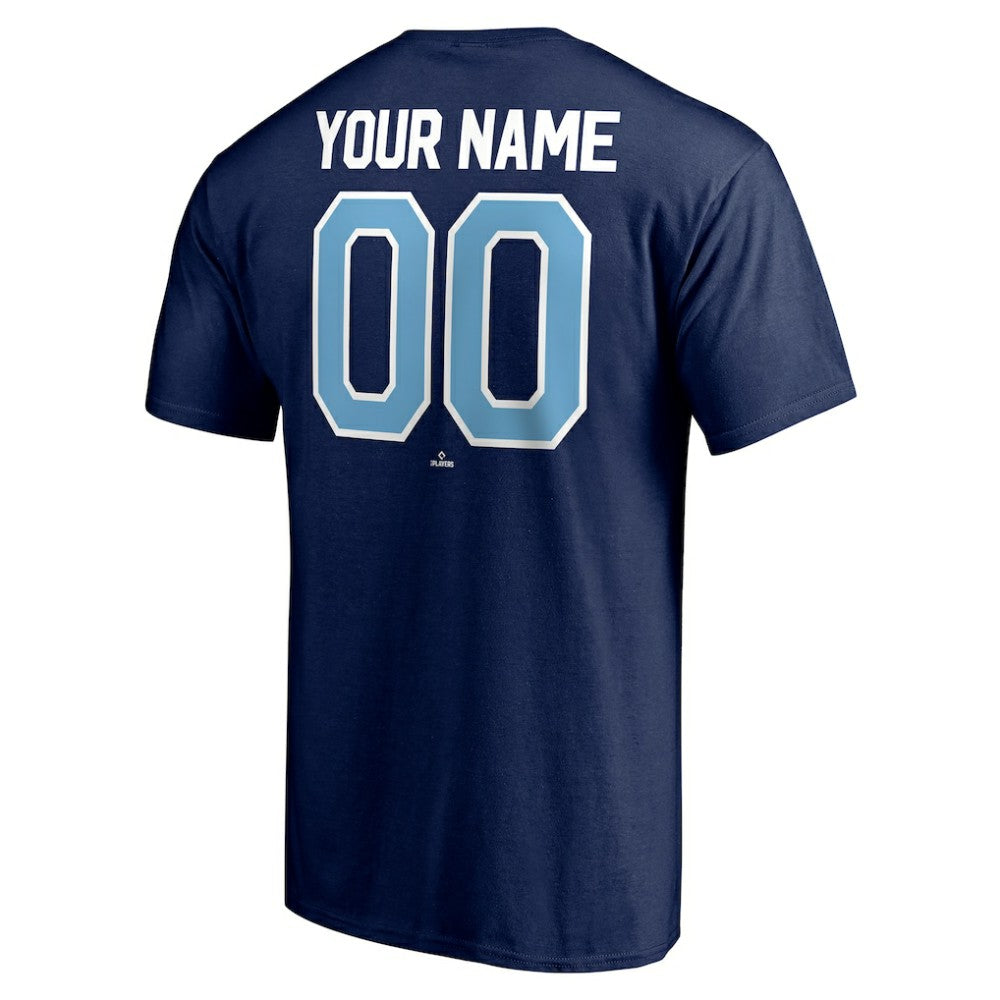Tampa Bay Rays Personalized Team Winning Streak Name & Number T-Shirt Navy