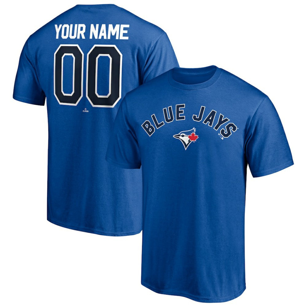 Toronto Blue Jays Personalized Team Winning Streak Name & Number T-Shirt Royal