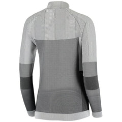 Chicago Cubs Levelwear Women's Verse Asymmetrical Raglan Tri-Blend Quarter-Zip Jacket Gray