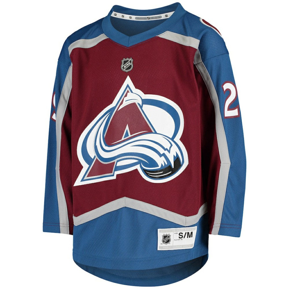 Nathan MacKinnon Colorado Avalanche Youth Home Replica Player Jersey - Burgundy Jerseys
