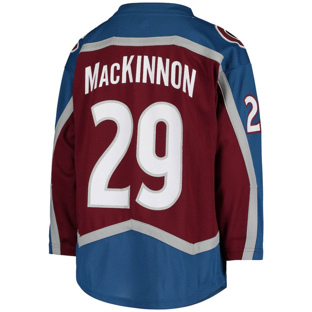 Nathan MacKinnon Colorado Avalanche Youth Home Replica Player Jersey - Burgundy Jerseys