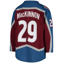 Nathan MacKinnon Colorado Avalanche Youth Home Replica Player Jersey - Burgundy Jerseys