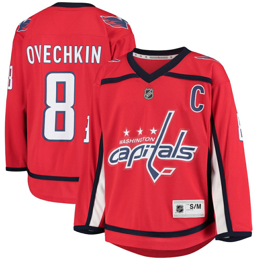 Alexander Ovechkin Washington Capitals Youth Home Replica Player Jersey - Red Jerseys