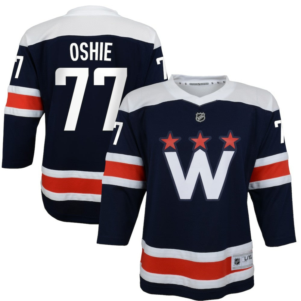 TJ Oshie Washington Capitals Youth 2020/21 Alternate Replica Player Jersey - Navy Jerseys