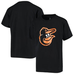Baltimore Orioles Stitches Youth Team Logo T-Shirt Black