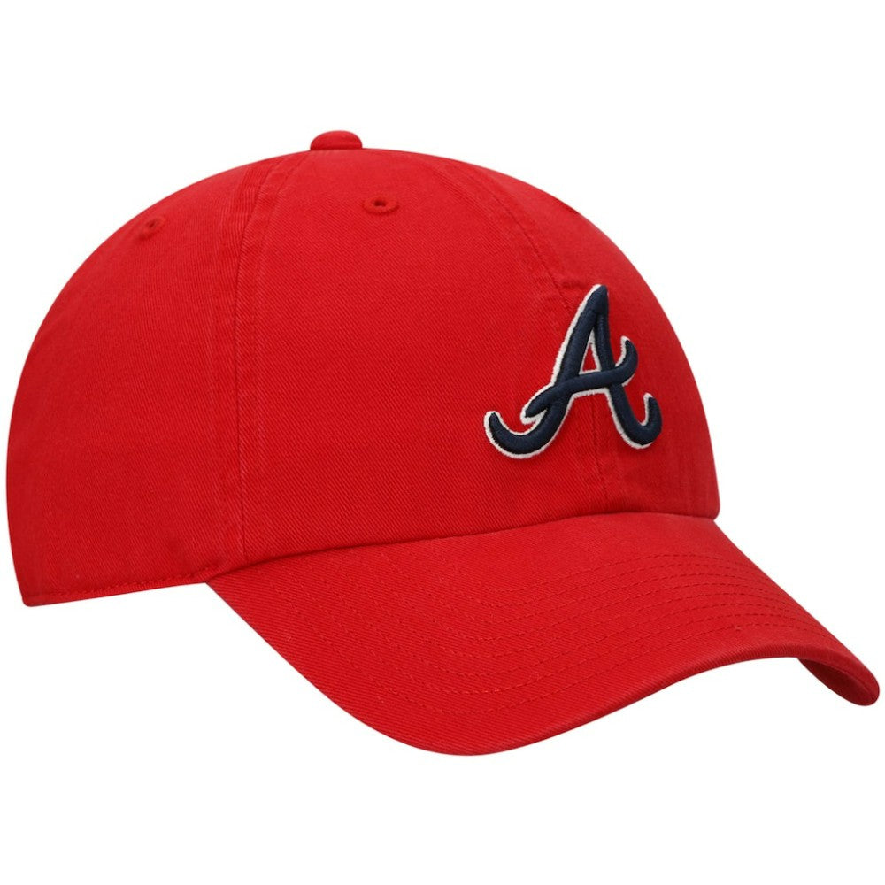 Atlanta Braves Clean Up Adjustable Hat Red