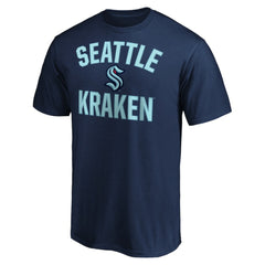 Seattle Kraken Fanatics Victory Arch T-Shirt - Navy T-shirts
