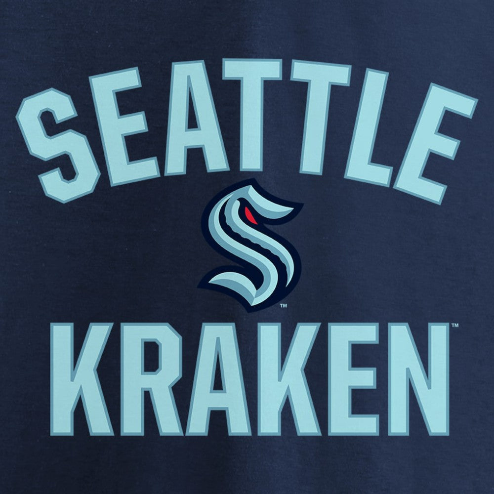 Seattle Kraken Fanatics Victory Arch T-Shirt - Navy T-shirts