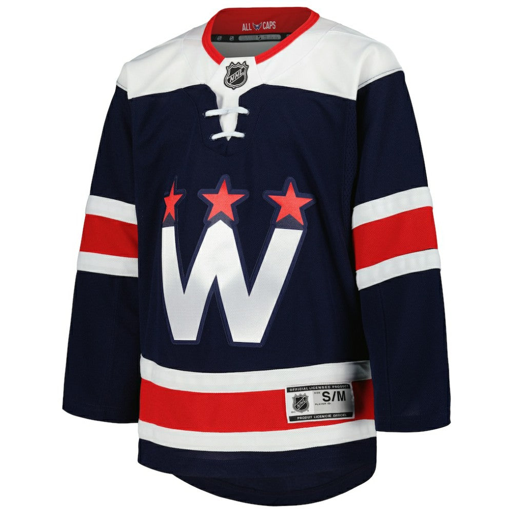 Washington Capitals Youth 2020/21 Alternate Premier Jerseys - Navy Jerseys