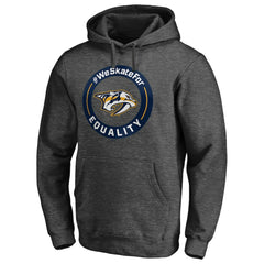 Nashville Predators #WeSkateFor Pullover Hoodie - Heather Gray Hoodies