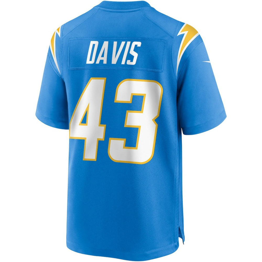 Michael Davis Los Angeles Chargers Game Jersey - Powder Blue for sale