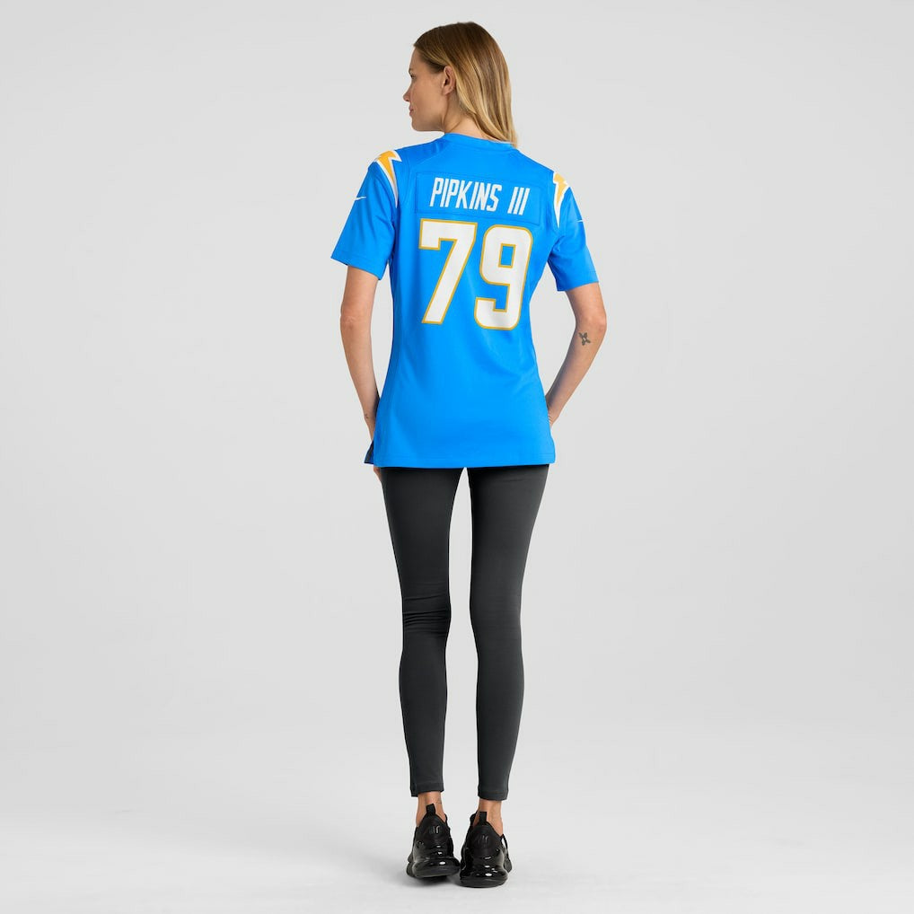 Trey Pipkins III Los Angeles Chargers Women's Game Jersey - Powder Blue outlet