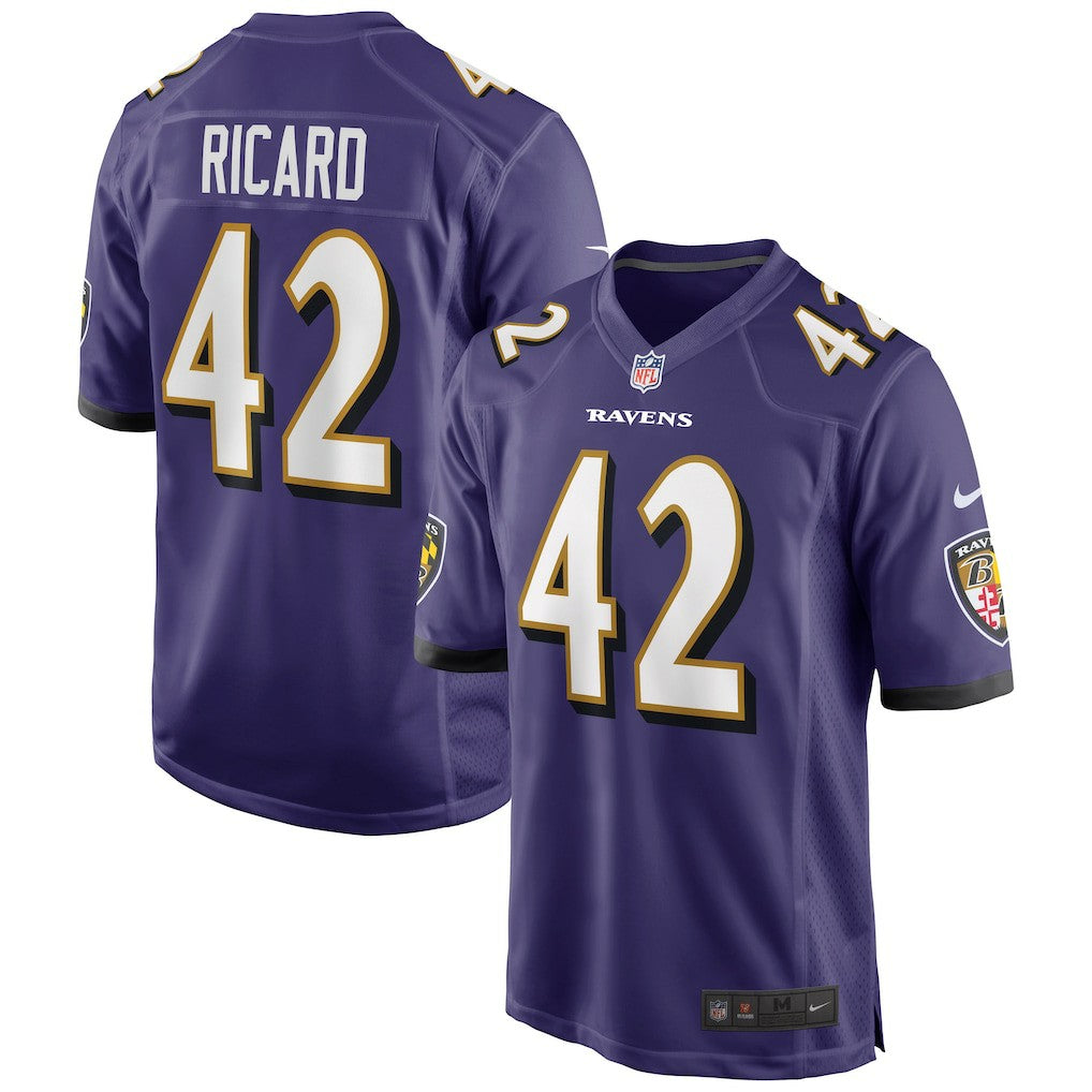 Patrick Ricard Baltimore Ravens Game Jersey - Purple cheap