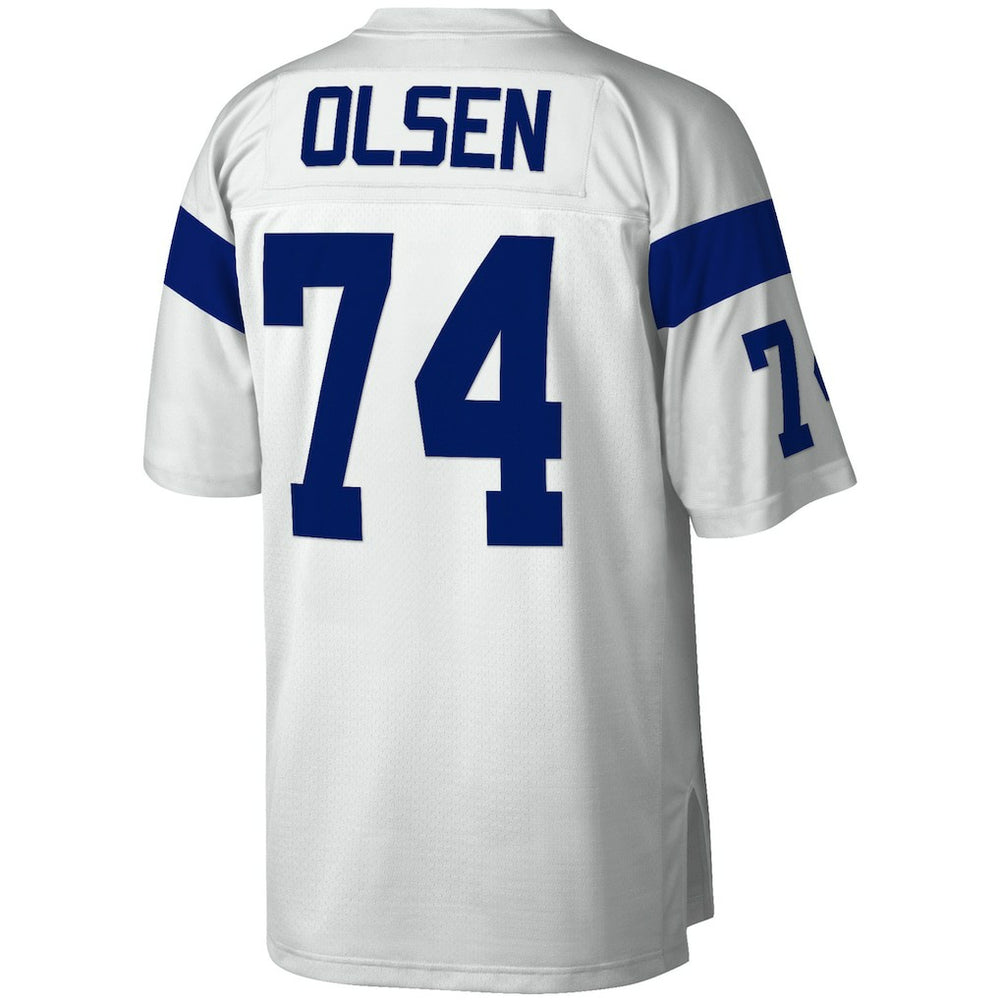 Merlin Olsen Los Angeles Rams Legacy Replica Jersey - White outlet