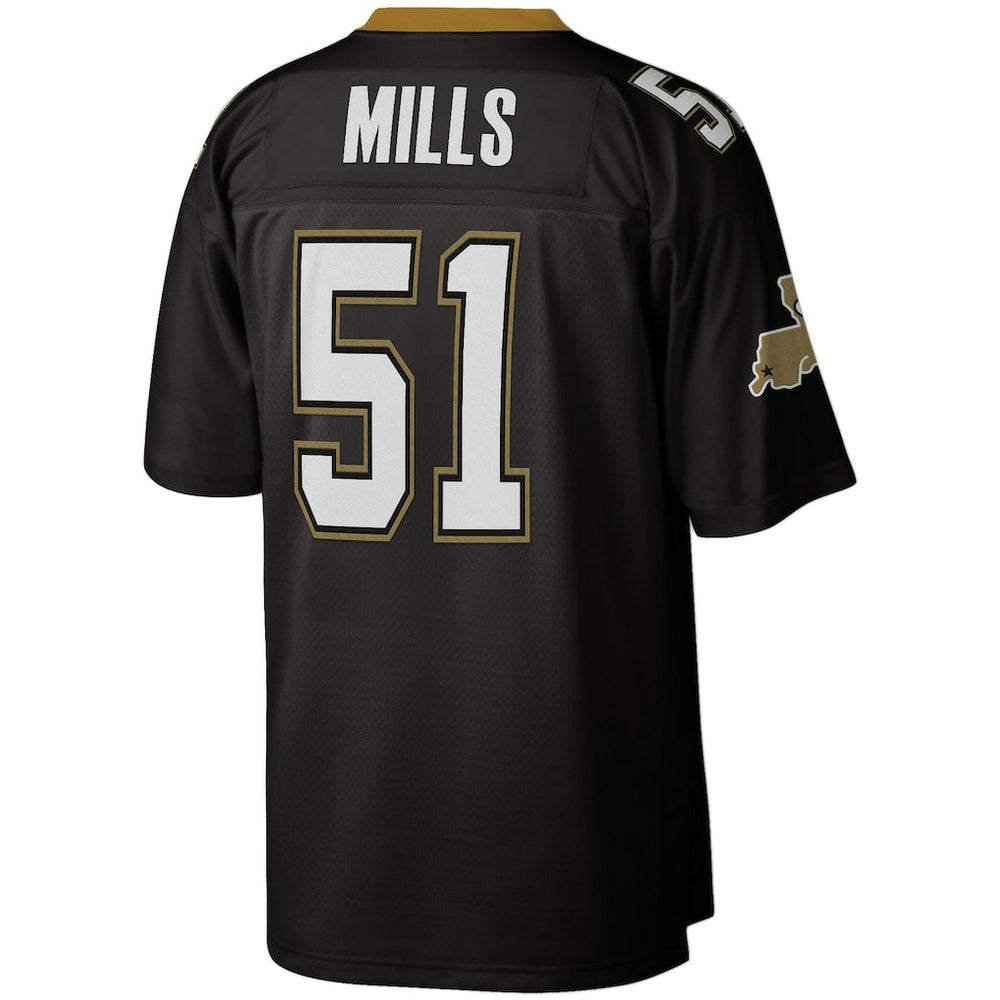 Sam Mills New Orleans Saints Legacy Replica Jersey - Black sale