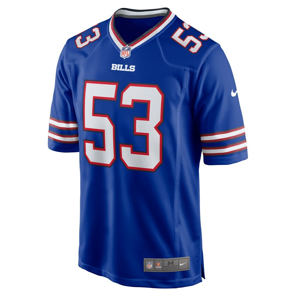 Tyrel Dodson Buffalo Bills Game Player Jersey - Royal on sale