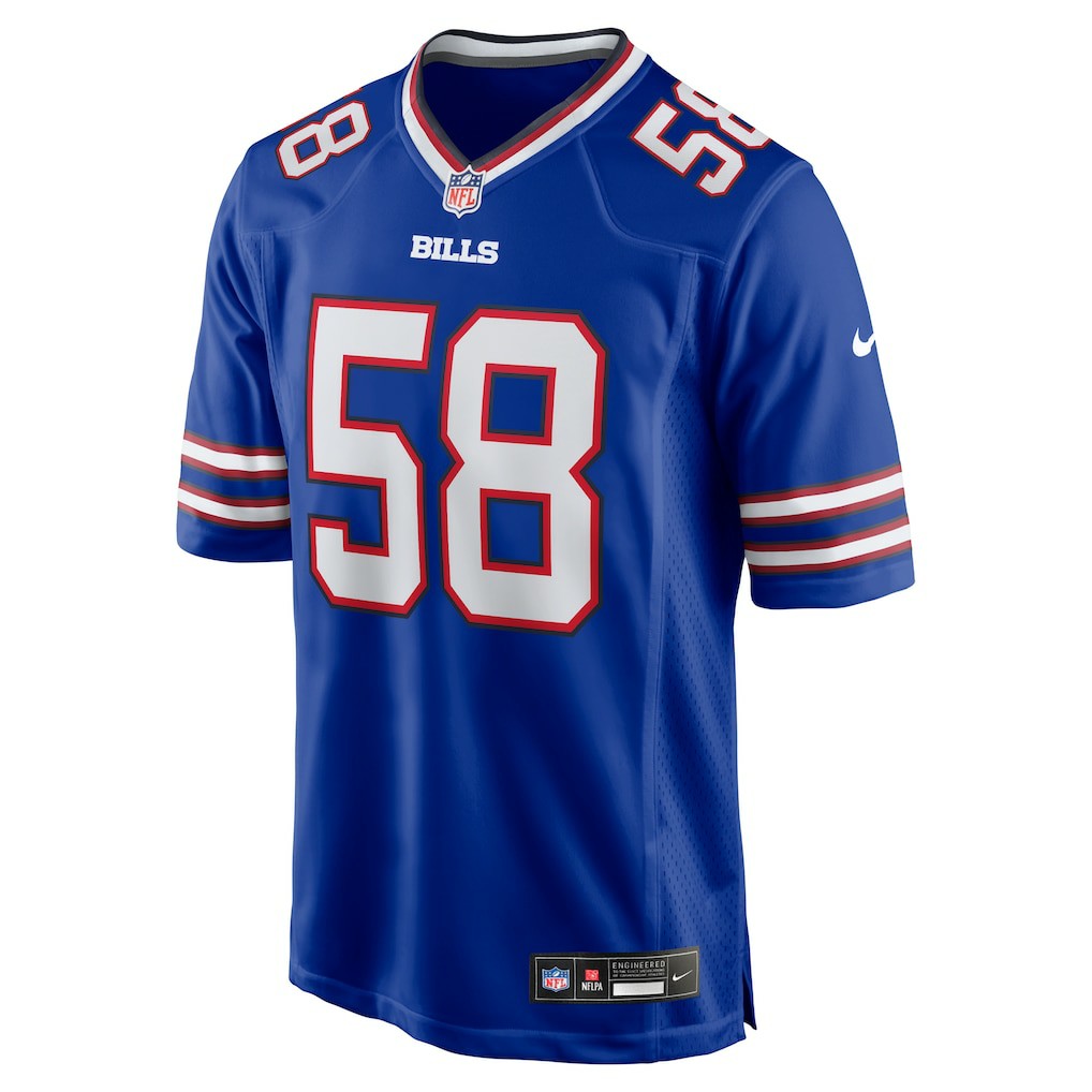 Matt Milano Buffalo Bills Game Player Jersey - Royal for sale