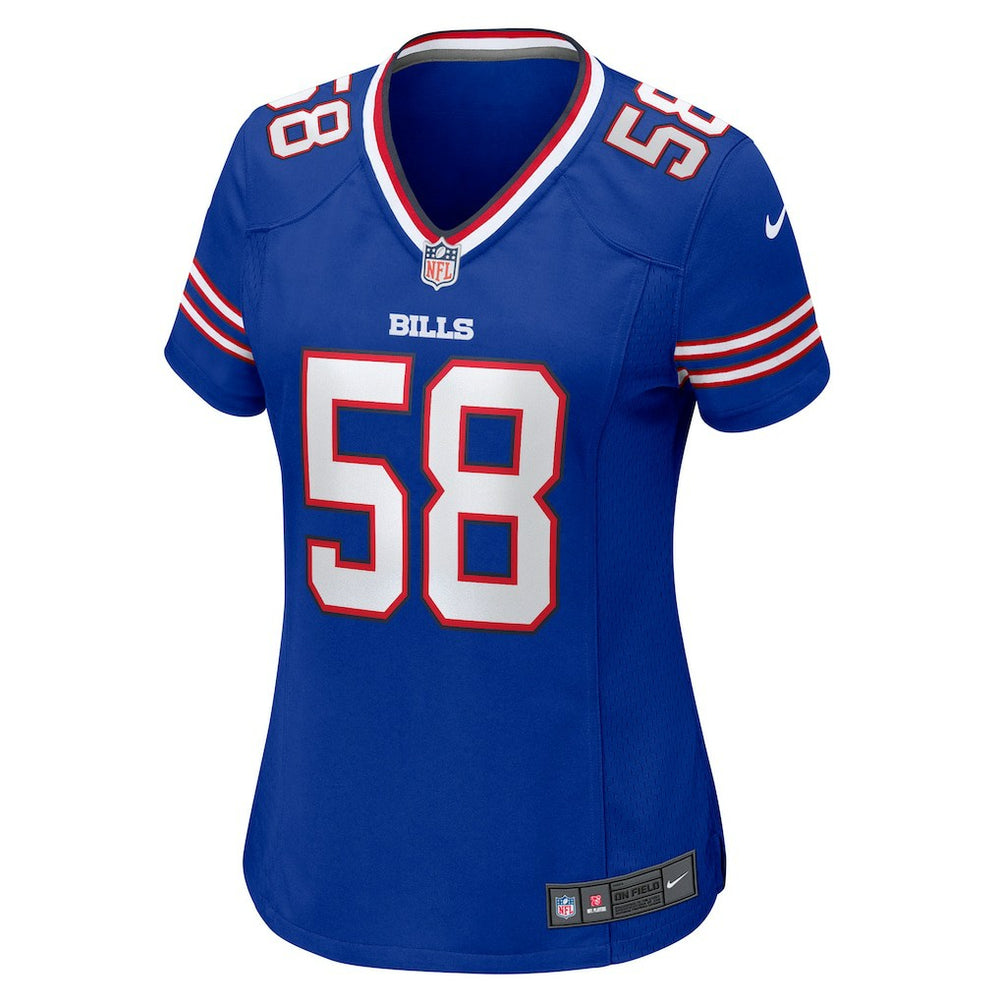 Matt Milano Buffalo Bills Women's Game Jersey - Royal sale