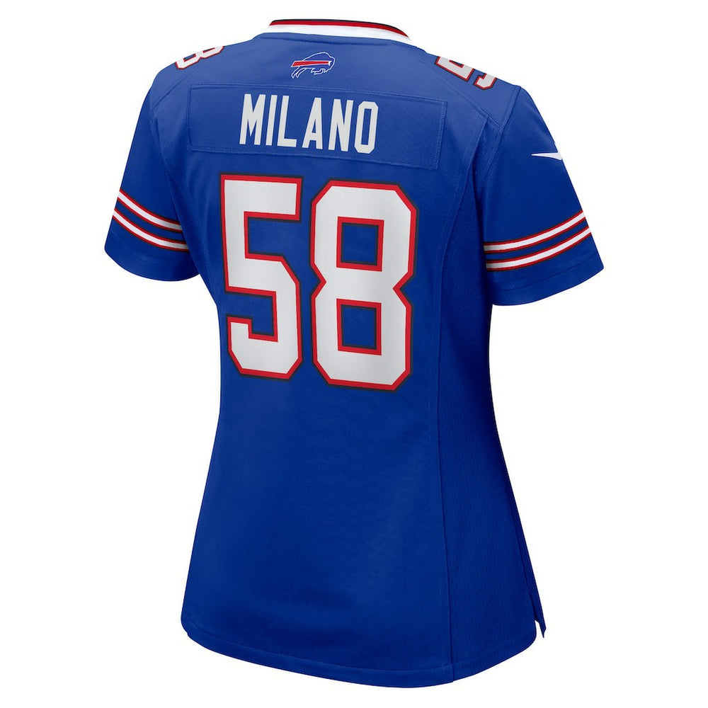Matt Milano Buffalo Bills Women's Game Jersey - Royal sale