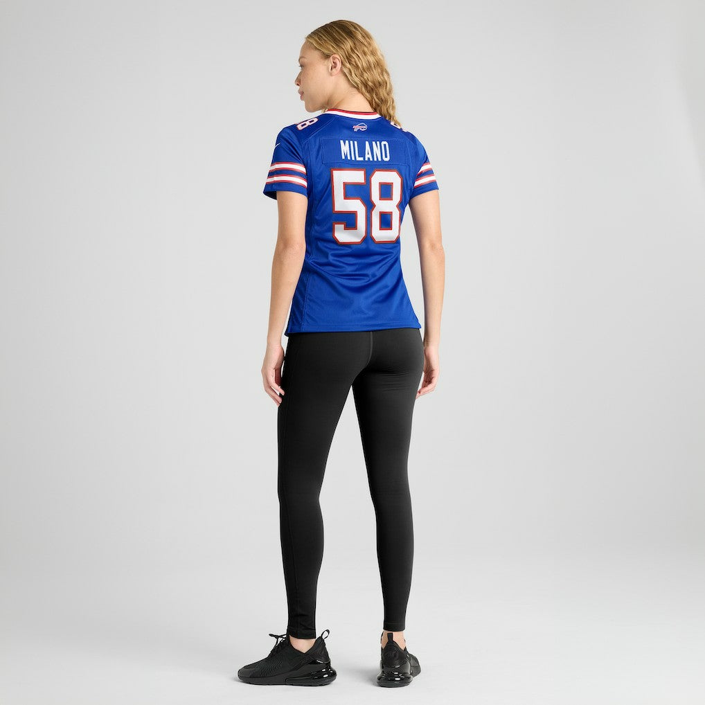 Matt Milano Buffalo Bills Women's Game Jersey - Royal sale