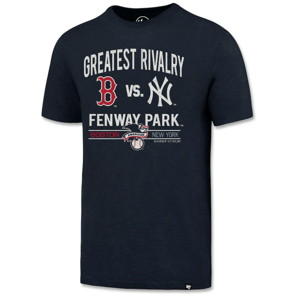 Boston Red Sox vs. New York Yankees Rivalry Scrum T-Shirt Navy