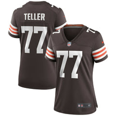 Wyatt Teller Cleveland Browns Women's Game Jersey - Brown for sale