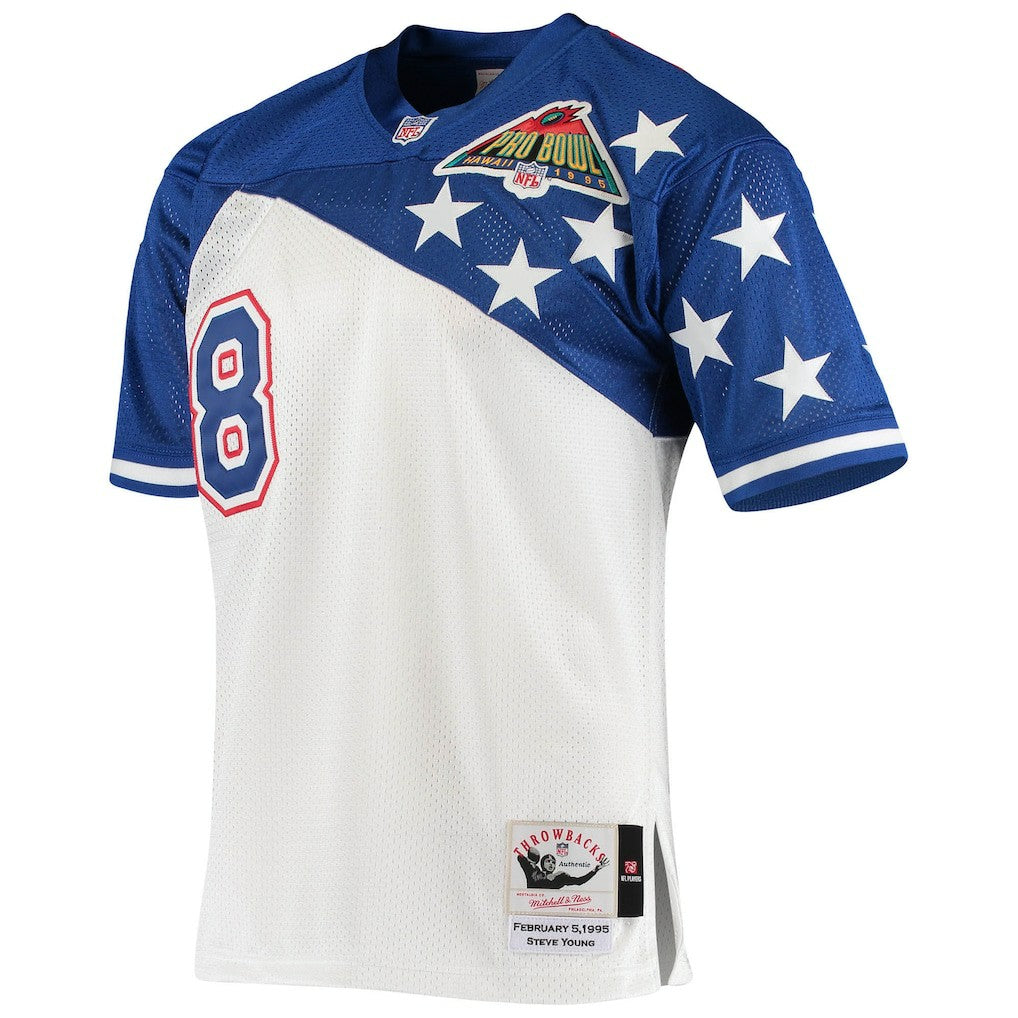 Steve Young NFC 1994 Pro Bowl Authentic Jersey - White/Blue discount